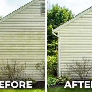 before and after exterior house washing Auckland NZ