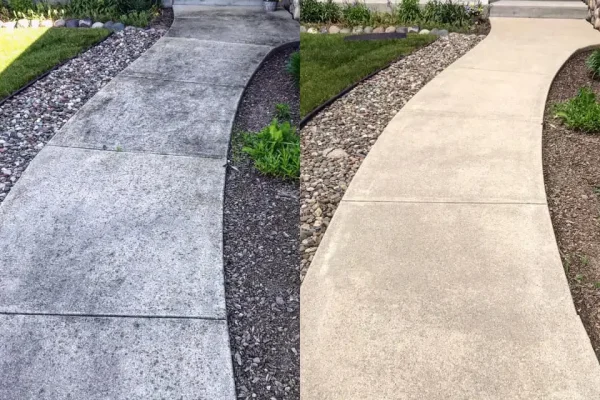 concrete patio cleaning algae removal Auckland