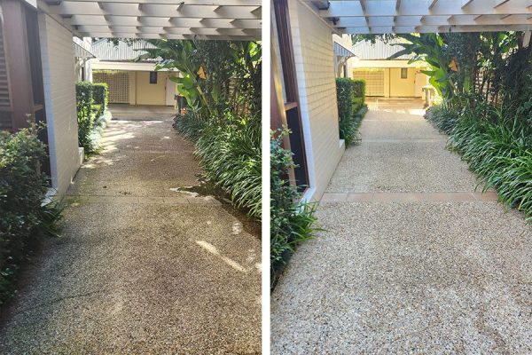 block paving driveway washing service Auckland New Zealand